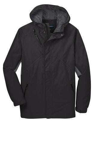 Port Authority Cascade Waterproof Jacket (Black/ Magnet)