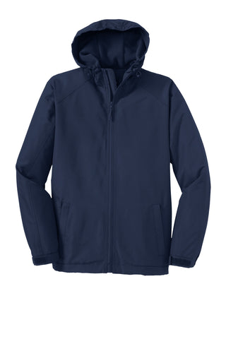 Port Authority Hooded Charger Jacket (True Navy)
