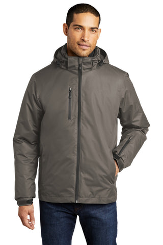 Port Authority Vortex Waterproof 3-in-1 Jacket (Deep Smoke/ Charcoal)