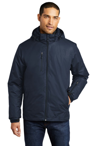 Port Authority Vortex Waterproof 3-in-1 Jacket (River Blue Navy/ River Blue Navy)