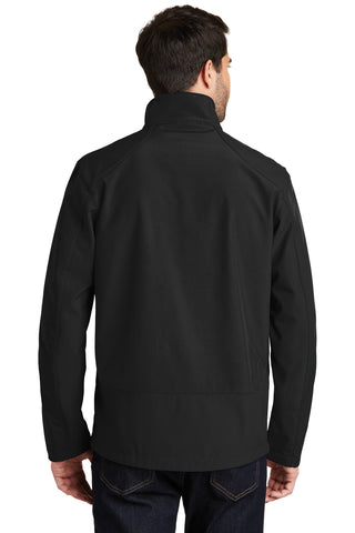 Port Authority Back-Block Soft Shell Jacket (Black/ Black)