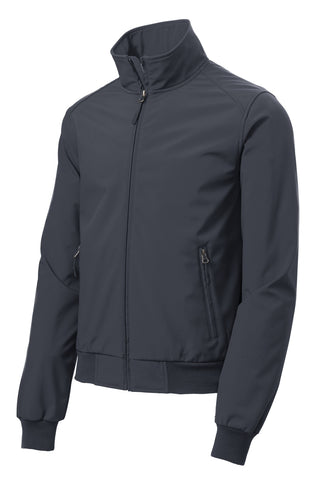 Port Authority Soft Shell Bomber Jacket (Battleship Grey)