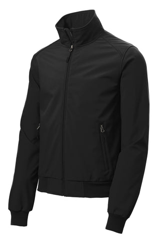 Port Authority Soft Shell Bomber Jacket (Black)