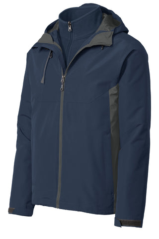 Port Authority Merge 3-in-1 Jacket (Dress Blue Navy/ Grey Steel)