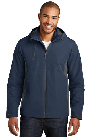 Port Authority Merge 3-in-1 Jacket (Dress Blue Navy/ Grey Steel)