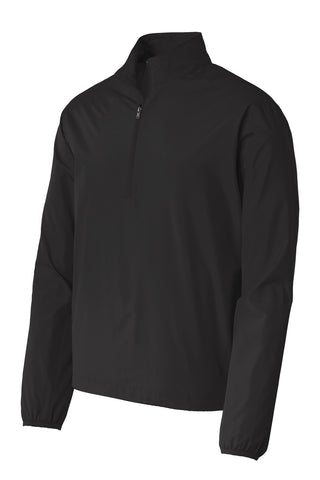 Port Authority Zephyr 1/2-Zip Pullover (Black)