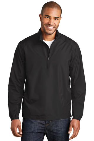 Port Authority Zephyr 1/2-Zip Pullover (Black)