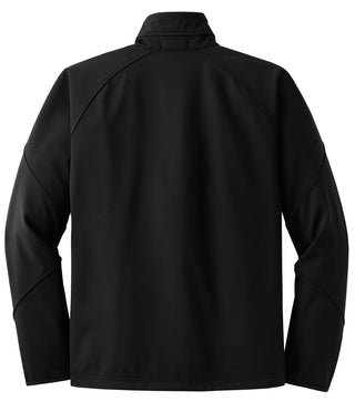 Port Authority Textured Soft Shell Jacket (Black)