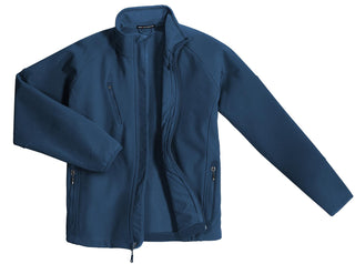 Port Authority Textured Soft Shell Jacket (Insignia Blue)