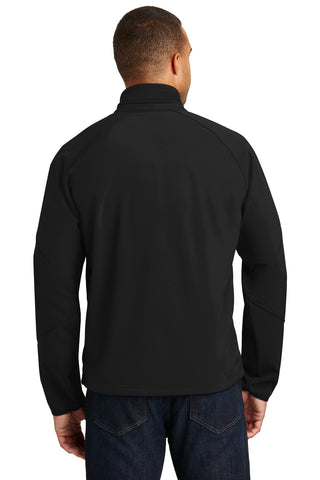 Port Authority Textured Soft Shell Jacket (Black)