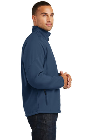 Port Authority Textured Soft Shell Jacket (Insignia Blue)