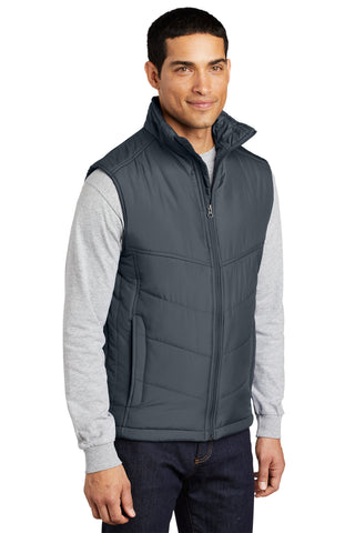 Port Authority Puffy Vest (Dark Slate/ Black)