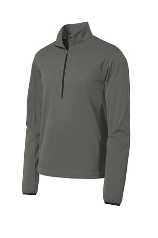 Port Authority Active 1/2-Zip Soft Shell Jacket (Grey Steel)