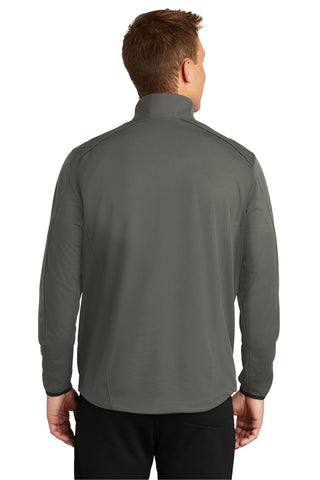 Port Authority Active 1/2-Zip Soft Shell Jacket (Grey Steel)