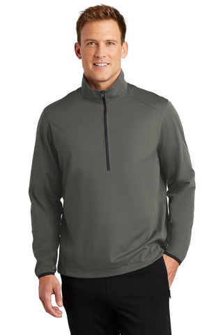 Port Authority Active 1/2-Zip Soft Shell Jacket (Grey Steel)