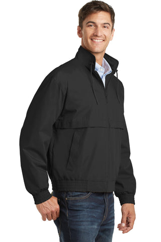 Port Authority Classic Poplin Jacket (Black/ Black)