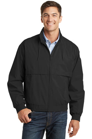 Port Authority Classic Poplin Jacket (Black/ Black)