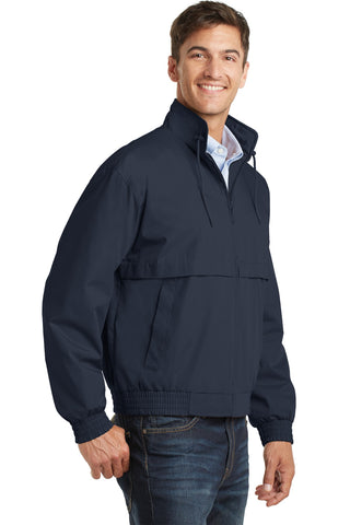 Port Authority Classic Poplin Jacket (Dark Navy/ Dark Navy)