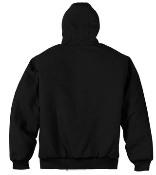 CornerStone Duck Cloth Hooded Work Jacket (Black)