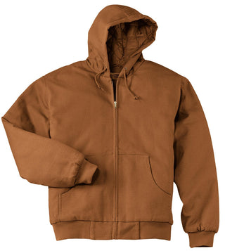 CornerStone Duck Cloth Hooded Work Jacket (Duck Brown)