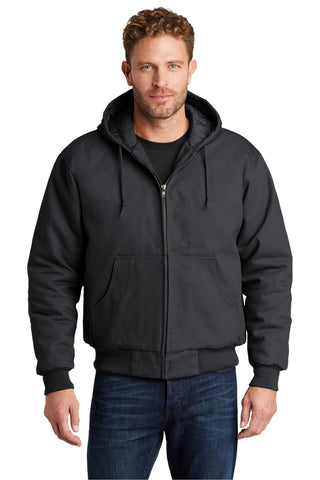 CornerStone Duck Cloth Hooded Work Jacket (Charcoal)