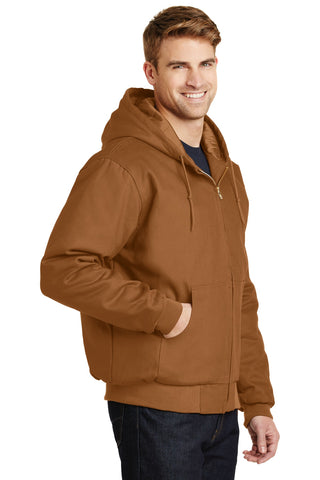 CornerStone Duck Cloth Hooded Work Jacket (Duck Brown)