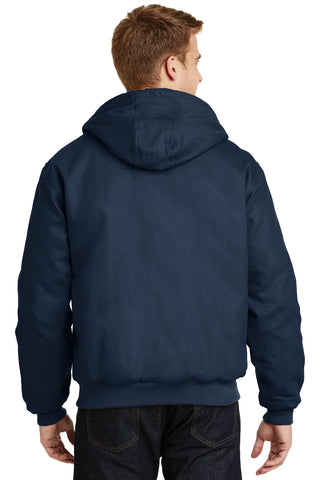CornerStone Duck Cloth Hooded Work Jacket (Navy)