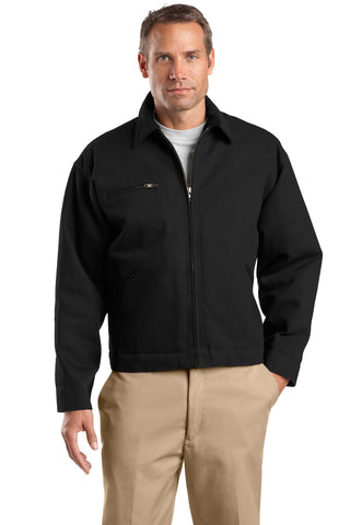 CornerStone Tall Duck Cloth Work Jacket (Black)