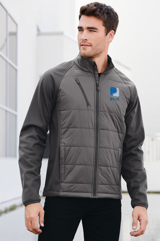 Port Authority Hybrid Soft Shell Jacket (Smoke Grey/ Grey Steel)