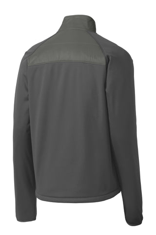 Port Authority Hybrid Soft Shell Jacket (Smoke Grey/ Grey Steel)