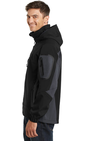 Port Authority Waterproof Soft Shell Jacket (Black/ Graphite)