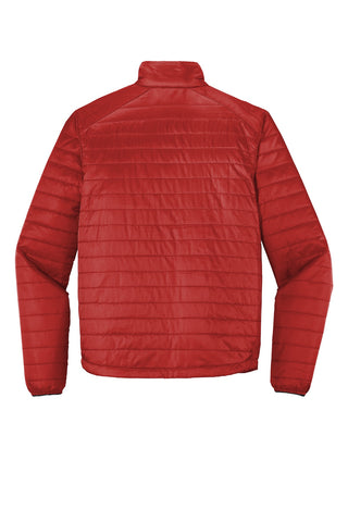 Port Authority Packable Puffy Jacket (Fire Red/ Graphite)