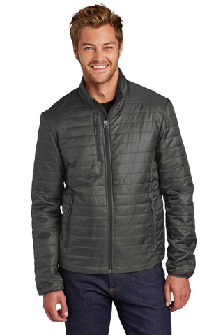 Port Authority Packable Puffy Jacket (Sterling Grey/ Graphite)