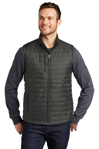 Port Authority Packable Puffy Vest (Sterling Grey/ Graphite)