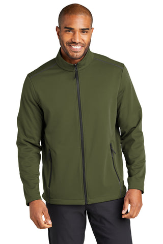 Port Authority Collective Tech Soft Shell Jacket (Olive Green)