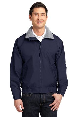 Port Authority Competitor Jacket (True Navy/ Grey Heather)