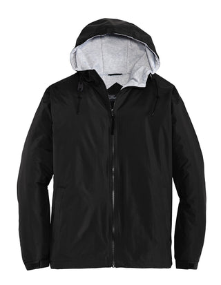 Port Authority Team Jacket (Black/ Light Oxford)