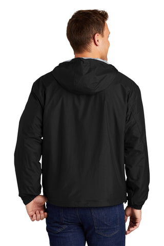 Port Authority Team Jacket (Black/ Light Oxford)