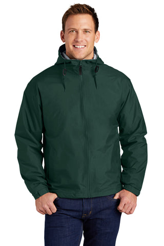 Port Authority Team Jacket (Hunter/ Light Oxford)