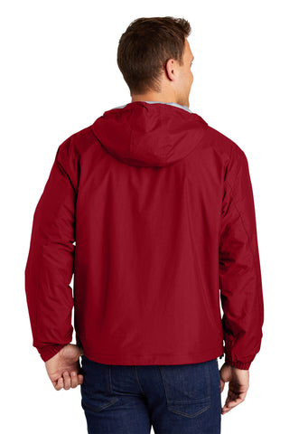 Port Authority Team Jacket (Red/ Light Oxford)
