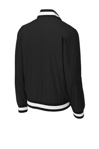 Sport-Tek Insulated Varsity Jacket (Black)