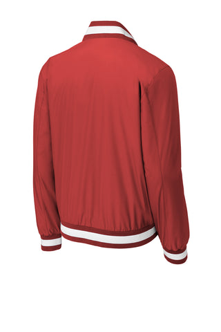 Sport-Tek Insulated Varsity Jacket (Deep Red)