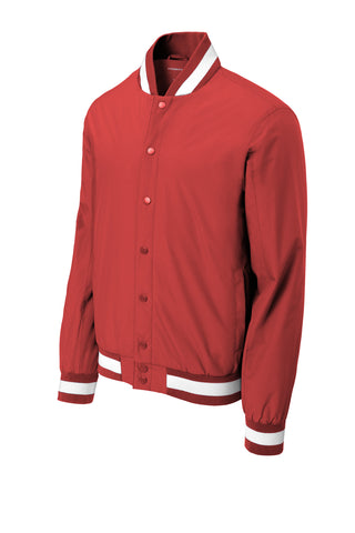 Sport-Tek Insulated Varsity Jacket (Deep Red)