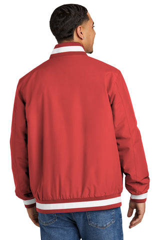 Sport-Tek Insulated Varsity Jacket (Deep Red)