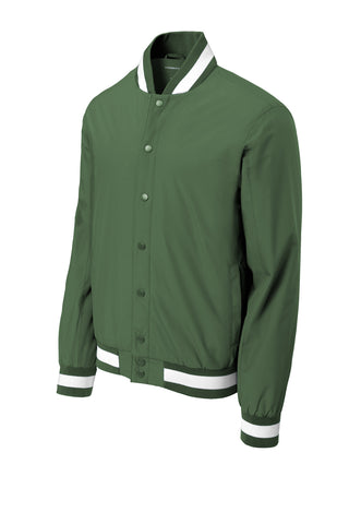 Sport-Tek Insulated Varsity Jacket (Forest Green)