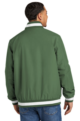 Sport-Tek Insulated Varsity Jacket (Forest Green)