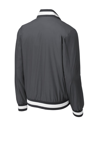 Sport-Tek Insulated Varsity Jacket (Graphite)