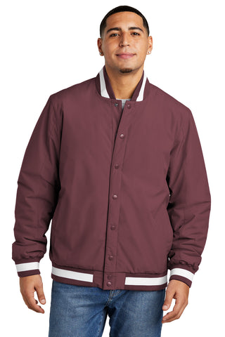 Sport-Tek Insulated Varsity Jacket (Maroon)