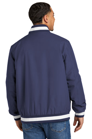 Sport-Tek Insulated Varsity Jacket (True Navy)
