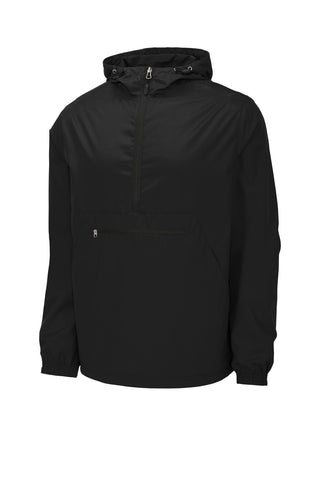 Sport-Tek Packable Anorak (Black)